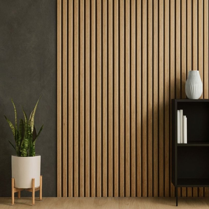 Akustický panel Egibi Dub Světlý 270 x 30 cm