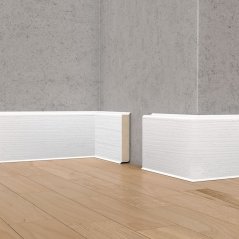Soklová lišta Cubu flex life Decor bílá
