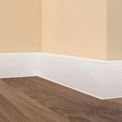Soklová lišta Cubu flex life Decor bílá