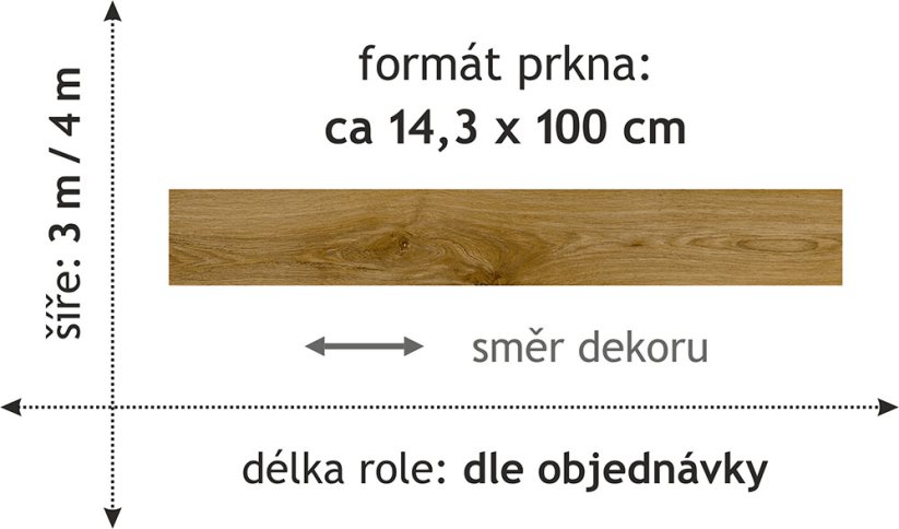 PVC Texo 2326 - Šíře: 4 m