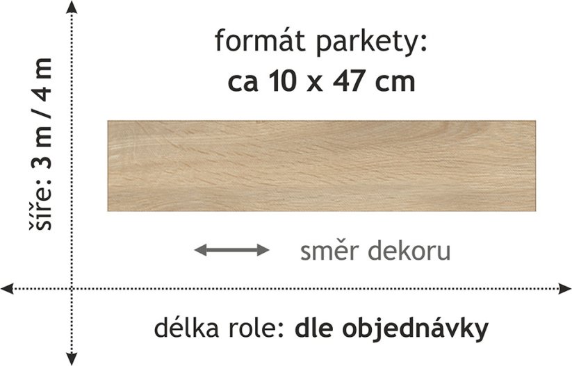 PVC Texo 2323 - Šíře: 4 m