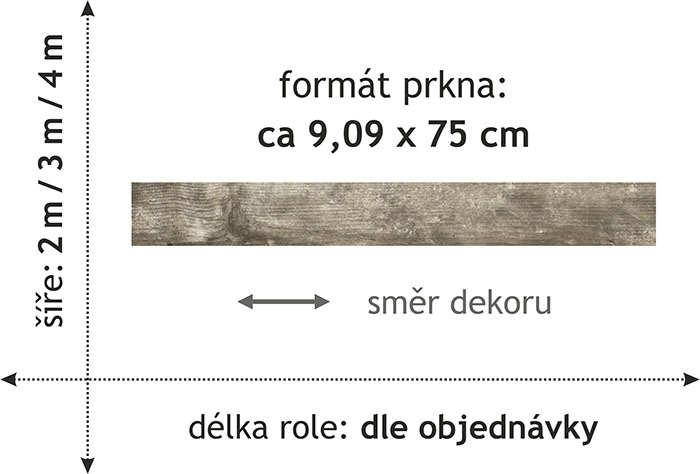 PVC Domo 2154 - Šíře: 4 m