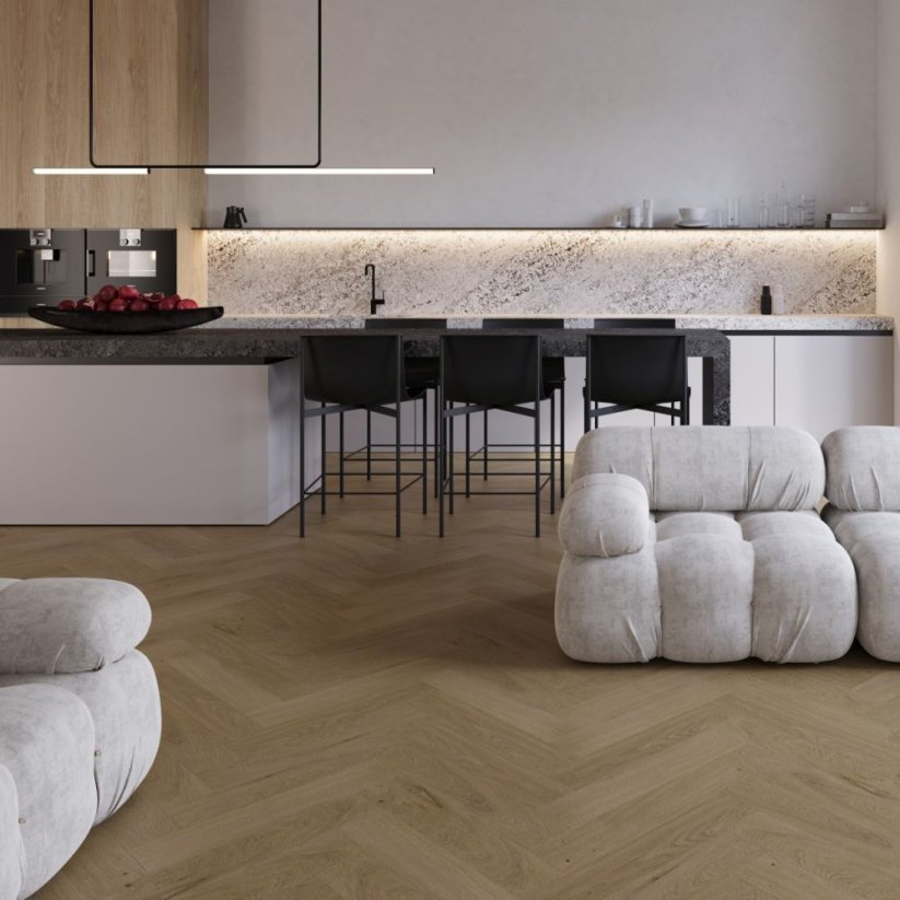 Vinylová podlaha VinCore Herringbone+ Paris