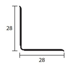 Soklová lišta PVC 0111 černá