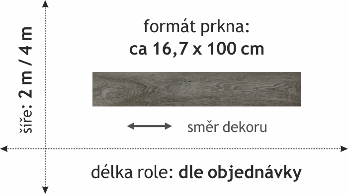 PVC Master X Max Premium 3804 - Šíře: 2 m