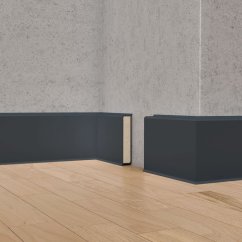 Soklová lišta Cubu flex life anthracite