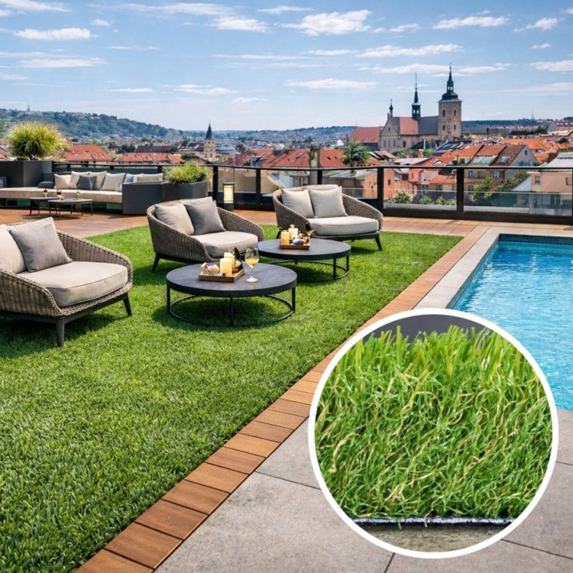 Umělá tráva Gazon - Šírka: 4 m
