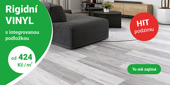 Rigidní vinyl od 424 Kč/m2