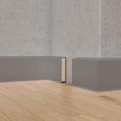 Soklová lišta Cubu flex life platinasilver