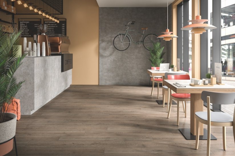 Laminátová podlaha FLOORCLIC Country FV AQ Large FV 82192 Dub Turin tmavý