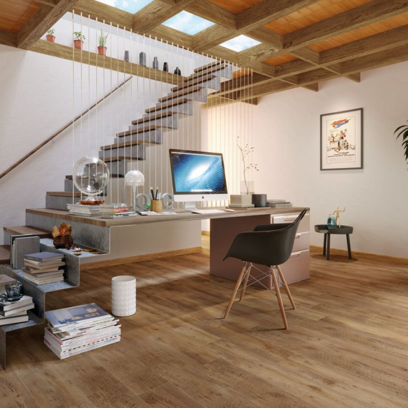 Vinylová podlaha Gerflor Creation 40 Rigid Acoustic 0445 Rustic Oak